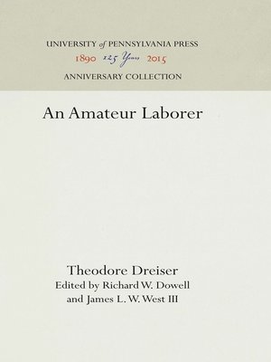 cover image of An Amateur Laborer
